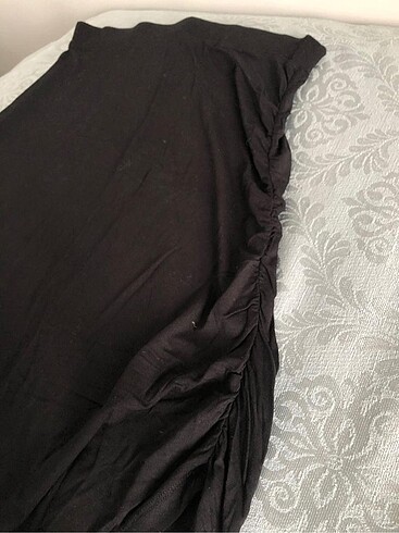 Zara Fusipn siyah penye drapeli etek