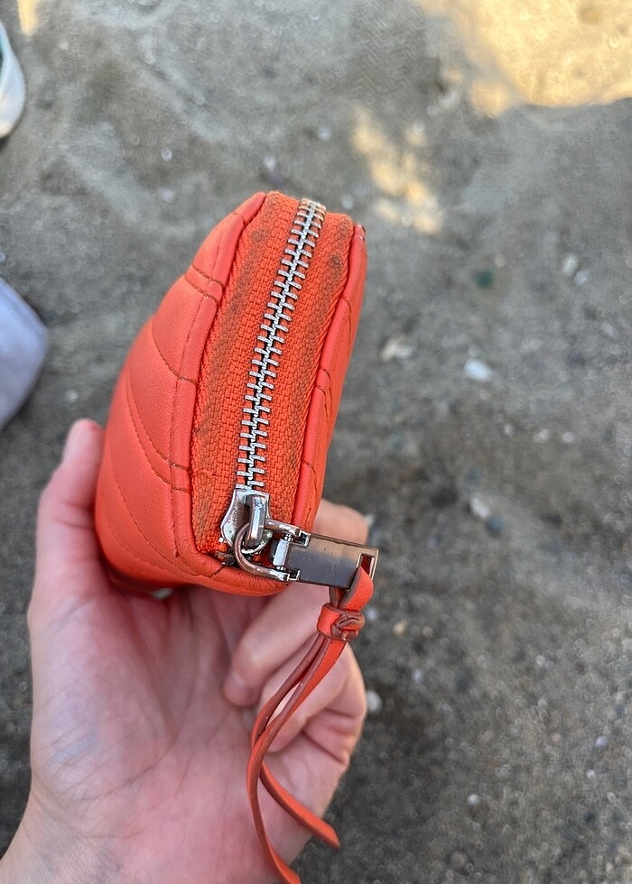 Mango turuncu cüzdan - Görsel 3