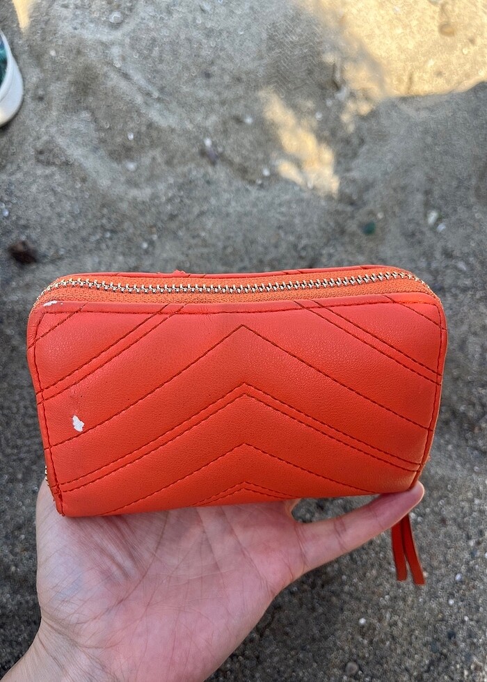 Mango turuncu cüzdan - Görsel 2