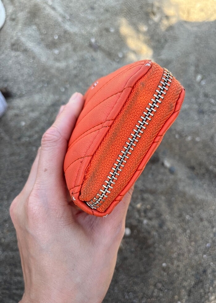 Mango turuncu cüzdan - Görsel 4