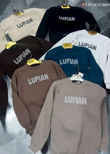 Beyaz Erkek Sweatshirt Uzun Kollu Spor - Görsel 5