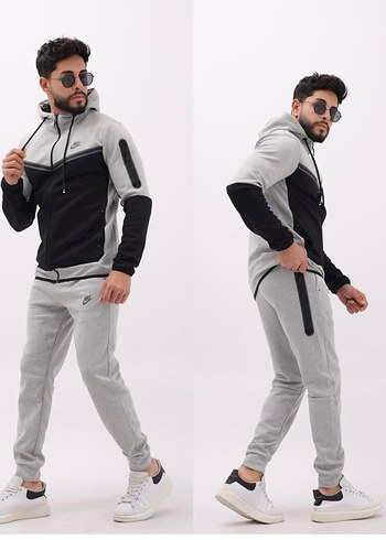 Gri Erkek Uzun Kollu Rahat Ceket - Görsel 3