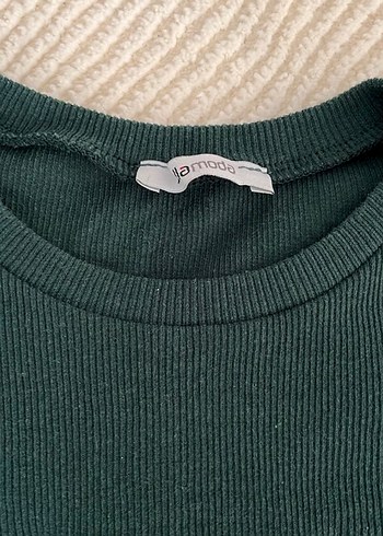 Kelebek Baskılı Uzun Kollu Kız Tişörtü - Görsel 2