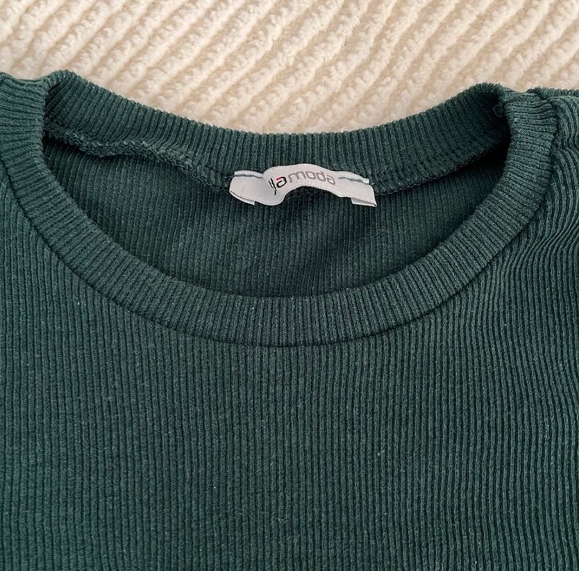 Kelebek Baskılı Uzun Kollu Kız Tişörtü - Görsel 2