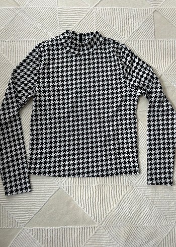 DeFacto Kadın Siyah Desenli Hamile Bluz - Görsel 5