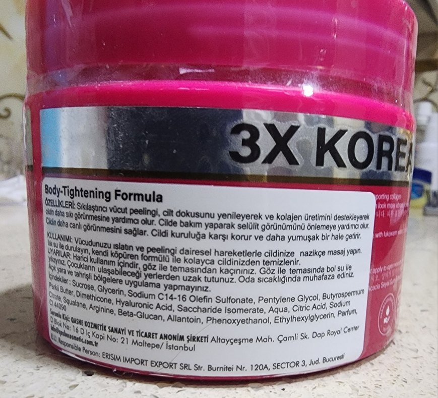 3X Korea Vücut Peelingi Sıkılaştırıcı Formül - Görsel 2