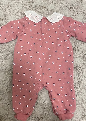 Dantel Yakalı Bebek Tulumu - Görsel 2