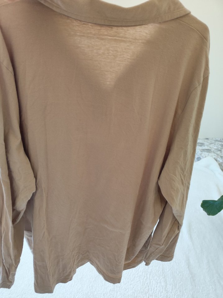 Bej Desenli uzun Kollu penye - Görsel 4