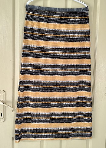 Bohem Uzun Örgü Desenli Hamile Eteği - Görsel 5