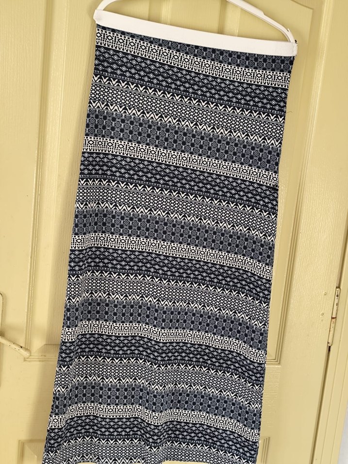 Bohem Uzun Örgü Desenli Hamile Eteği - Görsel 4