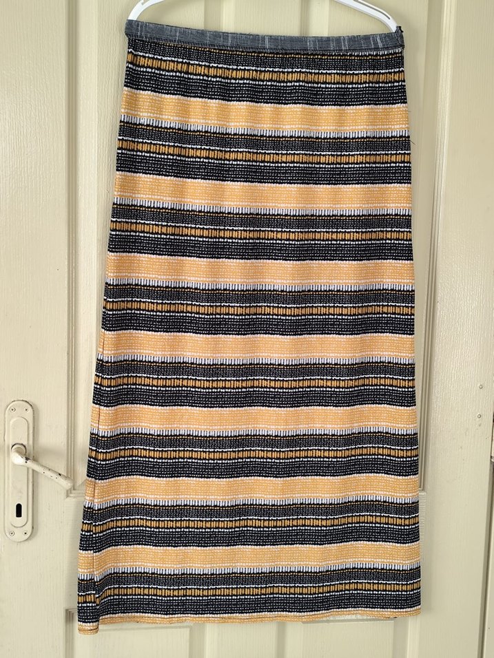 Bohem Uzun Örgü Desenli Hamile Eteği - Görsel 5