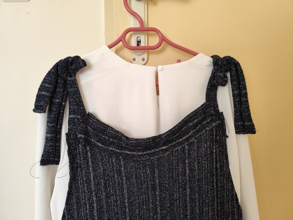 Örgü Detaylı Uzun  Elbise - Görsel 2