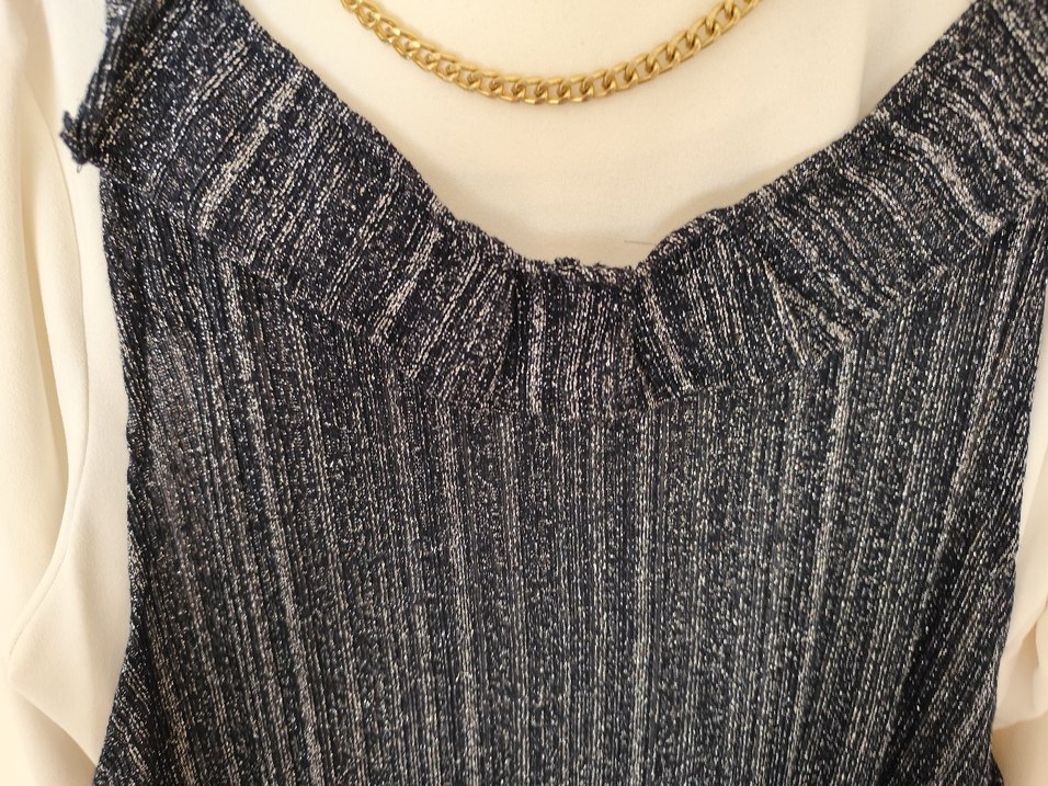 Örgü Detaylı Uzun  Elbise - Görsel 3