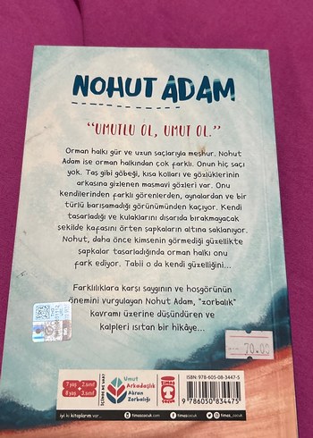 Nohut Adam - Anıl Basılı Çocuk Kitabı - Görsel 2