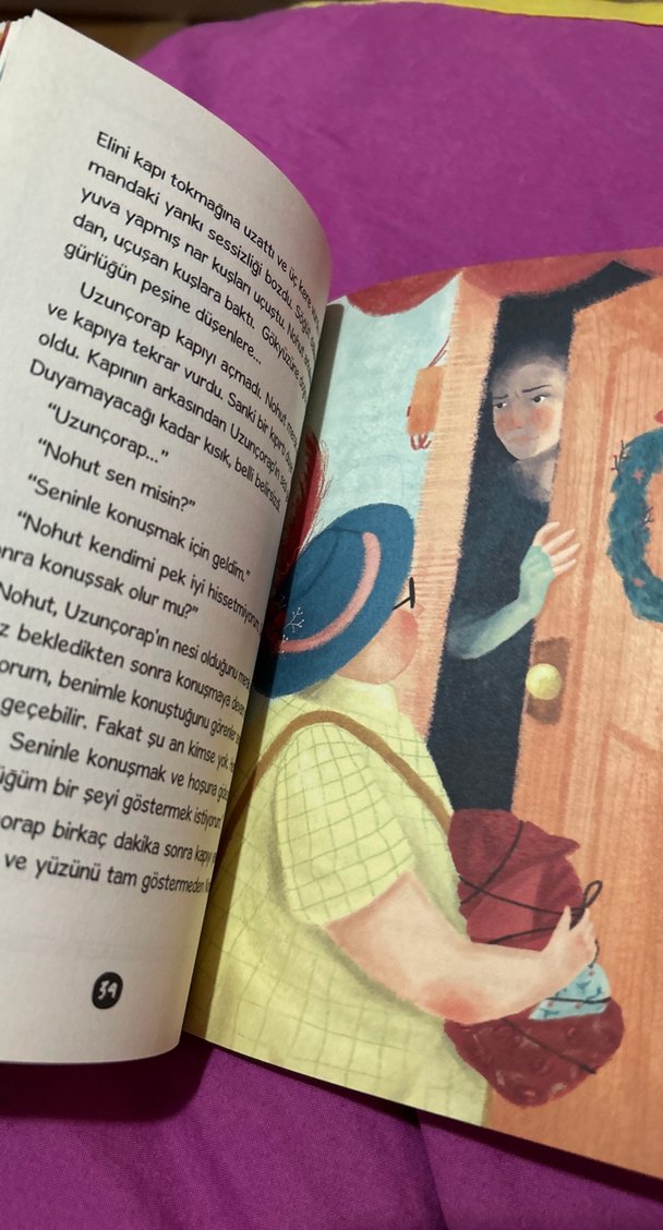Nohut Adam - Anıl Basılı Çocuk Kitabı - Görsel 4