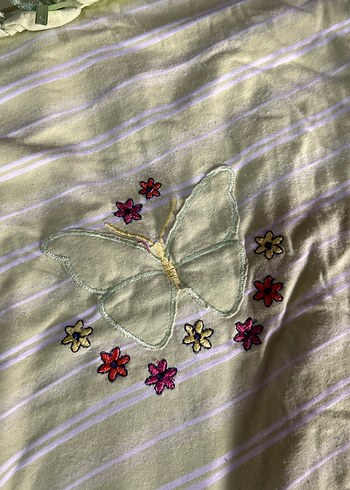 Yeşil Mini Kısa Kollu Kadın Pijama Takımı - Görsel 3