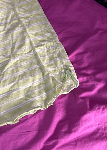 Yeşil Mini Kısa Kollu Kadın Pijama Takımı - Görsel 5