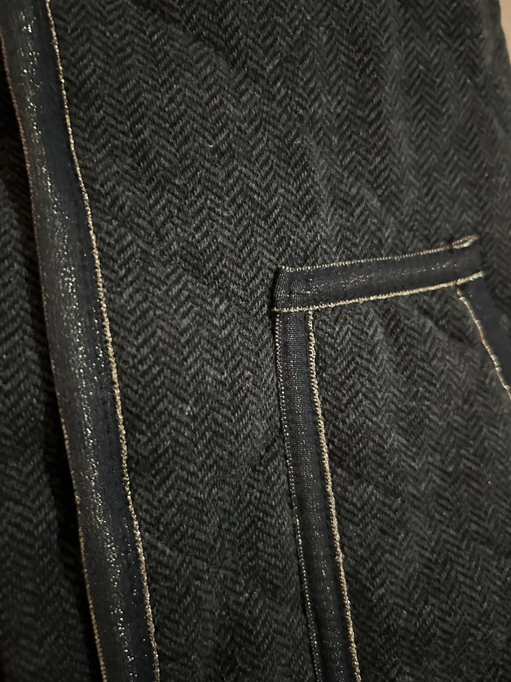 Siyah Fermuarlı Kız çocuk binici tarzı Yelek - Görsel 4