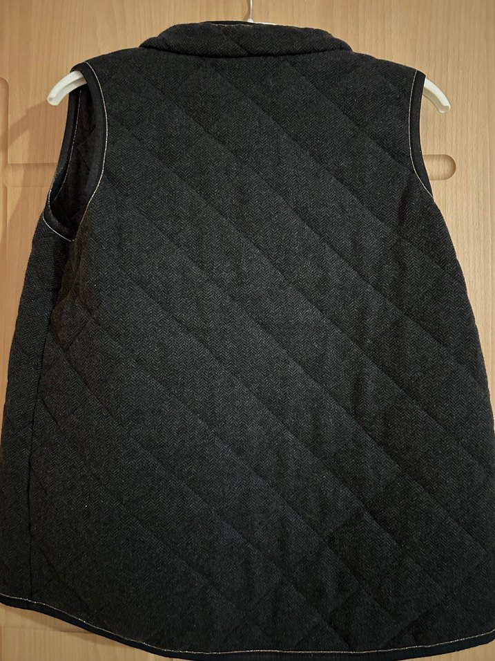 Siyah Fermuarlı Kız çocuk binici tarzı Yelek - Görsel 5