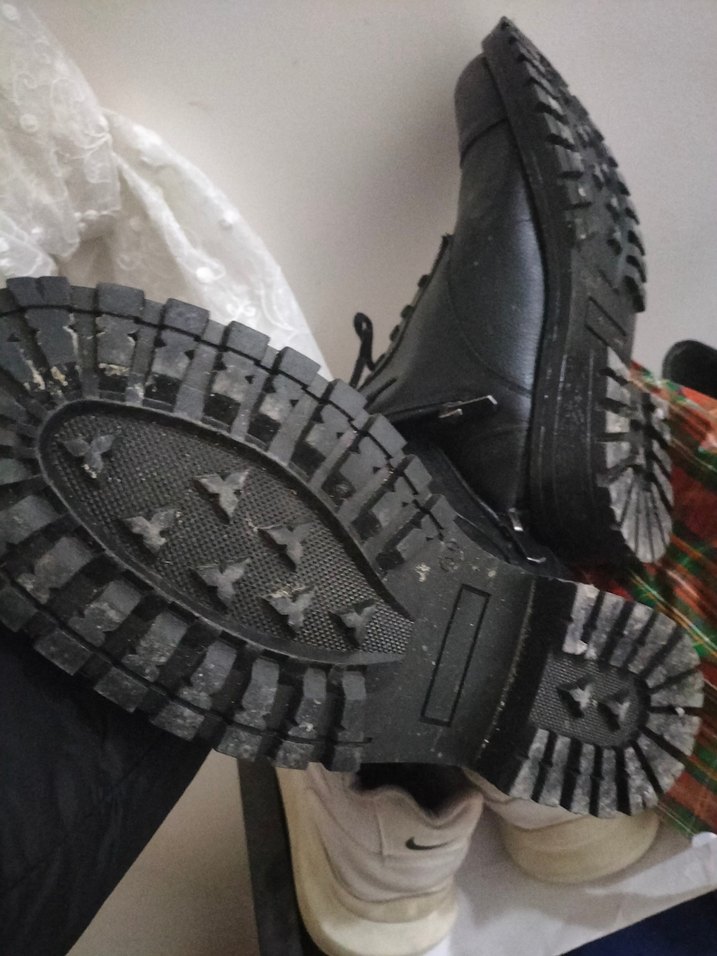 Siyah Bağcıklı Erkek Kauçuk Bot - Görsel 2