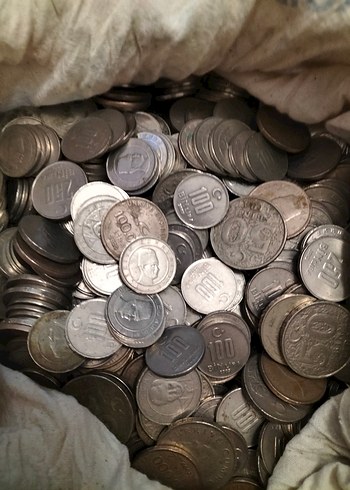 100 Kuruş Türk Parası Madeni Para - Görsel 5