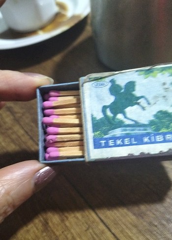 Tekel Kibriti Kutusu Osmanlıca Yazılı - Görsel 2