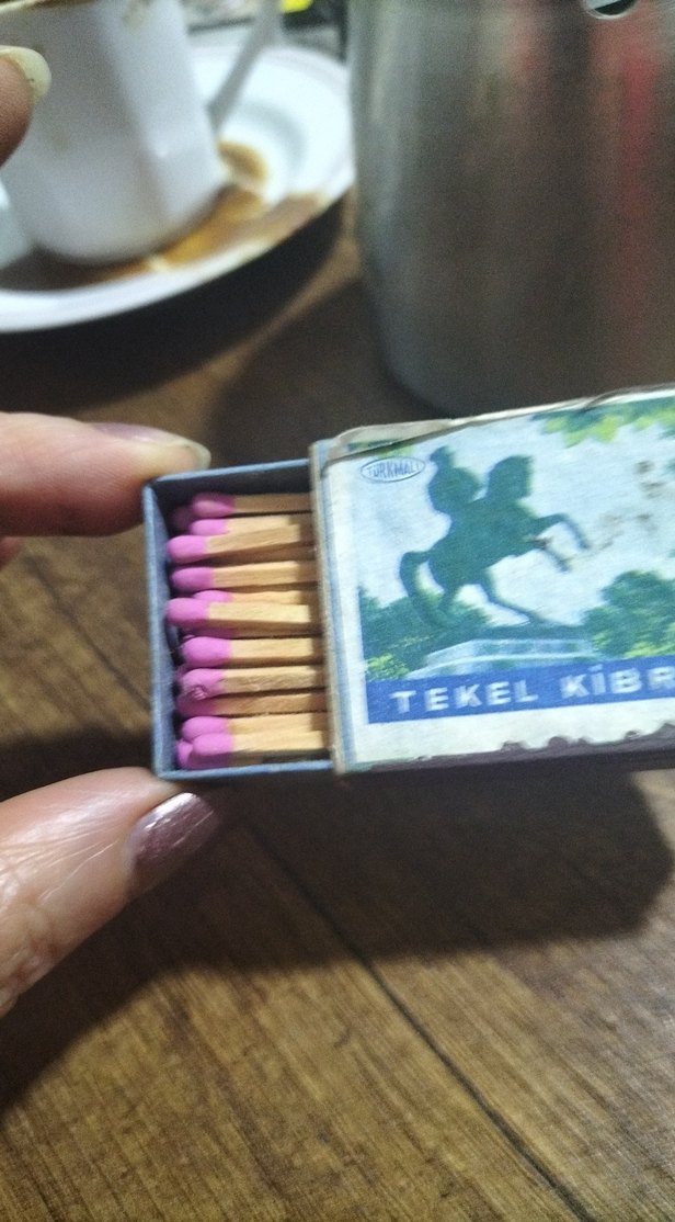 Tekel Kibriti Kutusu Osmanlıca Yazılı - Görsel 2
