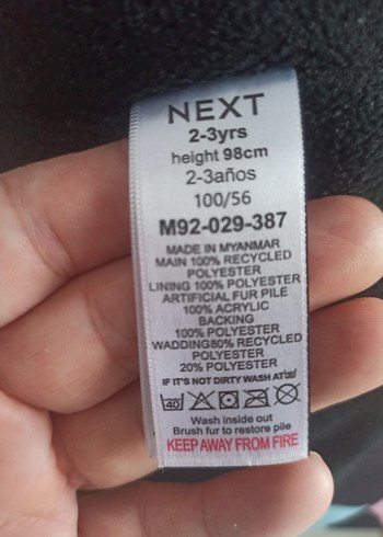 Next Kürklü Kapüşonlu Çok Renkli Bebek Tulumu - Görsel 3