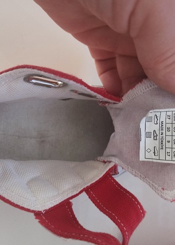 kız -erkek Çocuk Kırmızı Cırt Cırtlı Spor Ayakkabı - Görsel 4