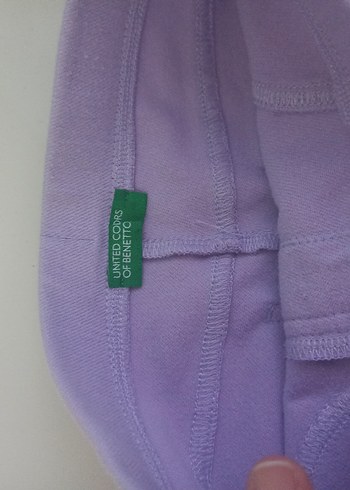 Benetton Lila Kız Çocuk dar kesim pantolon - Görsel 3
