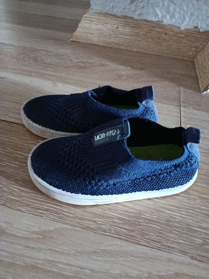 Örgü Kumaşlı Lacivert Erkek Çocuk Spor Ayakkabı - Görsel 2