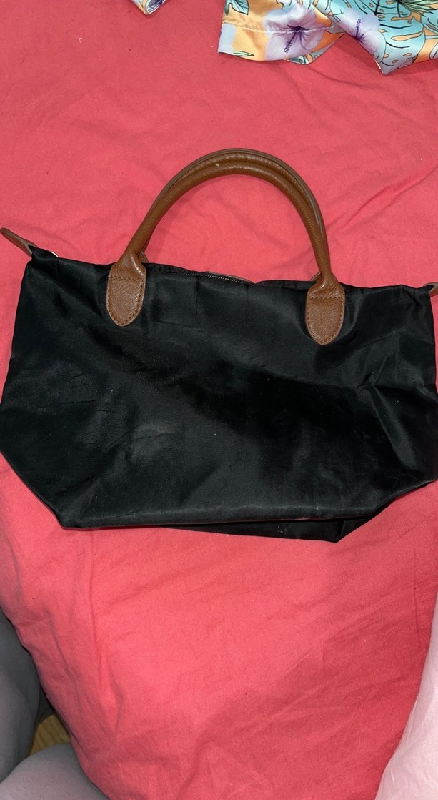 Siyah Süet Kadın Omuz Çantası - Görsel 2