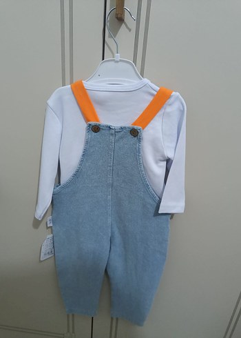 Renkli Askılı Erkek Kot Tulum - Görsel 2