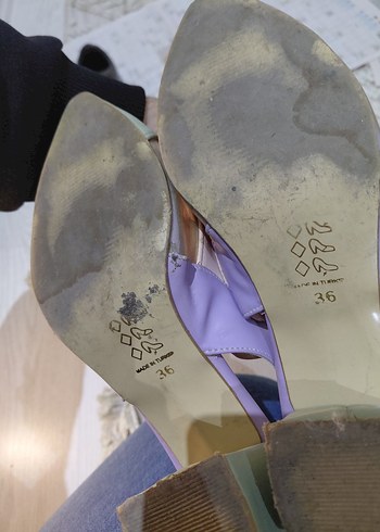 Bej Renkli Pastel Dolgu Topuklu Kadın Ayakkabı - Görsel 2