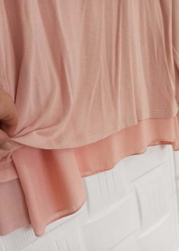 Bej Kadın Uzun Kollu Salaş Kazak - Görsel 5