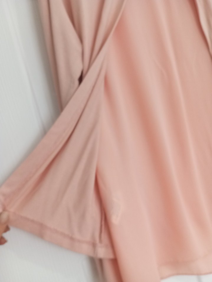 Bej Kadın Uzun Kollu Salaş Kazak - Görsel 3