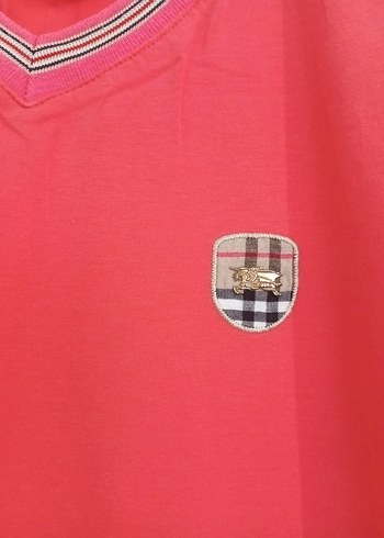 Kırmızı Kadın V Yaka Uzun Kollu Sweatshirt - Görsel 3