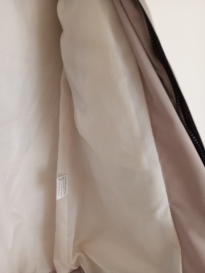 Bej Düğmeli Kadın Mont - Görsel 5