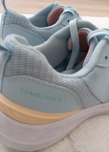 Mavi Bağcıklı Spor Kadın Sneakers - Görsel 2