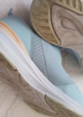 Mavi Bağcıklı Spor Kadın Sneakers - Görsel 8