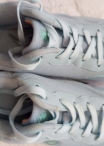 Mavi Bağcıklı Spor Kadın Sneakers - Görsel 5