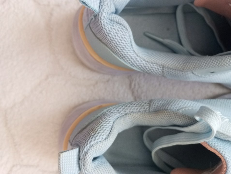 Mavi Bağcıklı Spor Kadın Sneakers - Görsel 4