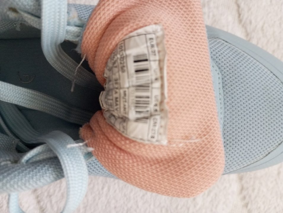 Mavi Bağcıklı Spor Kadın Sneakers - Görsel 3