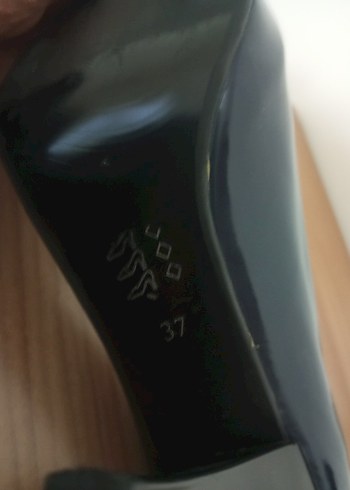 Kadın Lacivert Parlak Topuklu Stiletto - Görsel 3