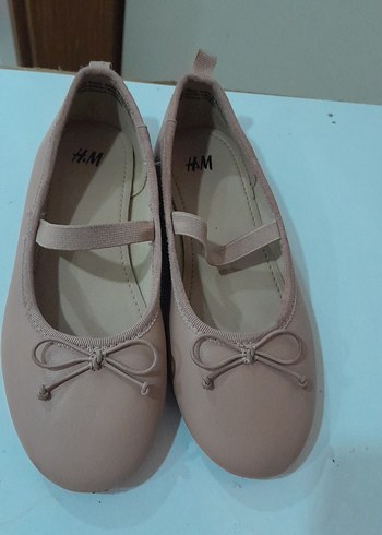 H&M Bej Kız Babetler Elastik Bantlı - Görsel 2
