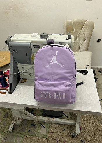 Fermuarlı Mor Sırt Çantası Nike Jordan - Görsel 2
