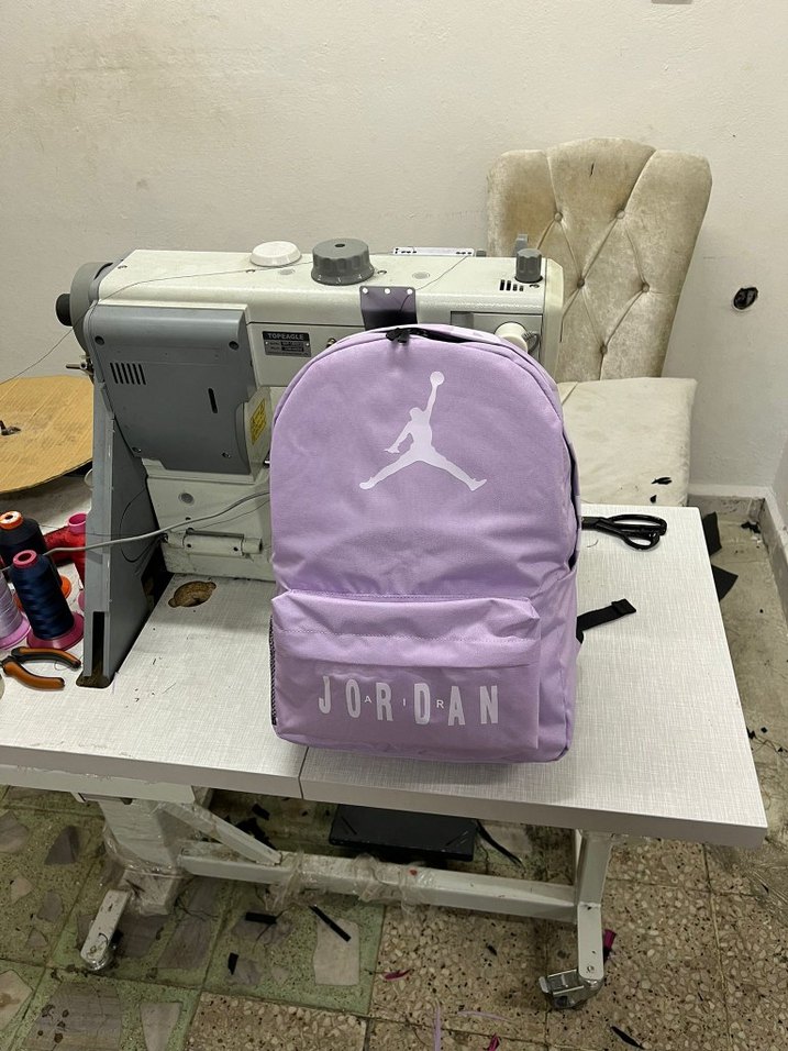 Fermuarlı Mor Sırt Çantası Nike Jordan - Görsel 2