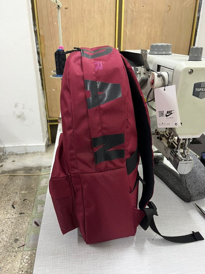Bordo Fermuarlı Kadın Sırt Çantası Nike Jordan - Görsel 3