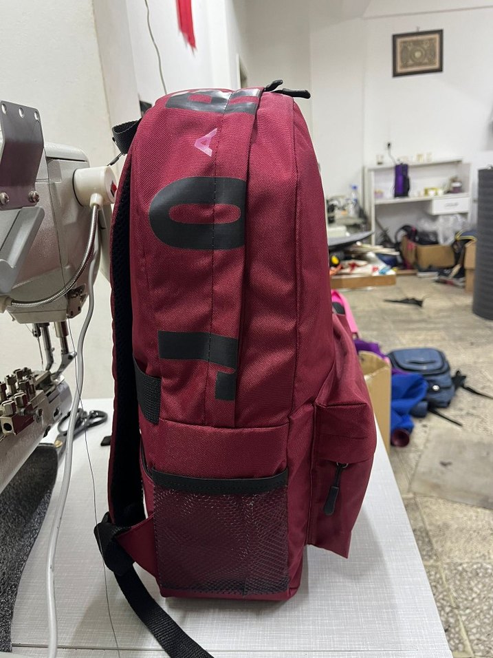 Bordo Fermuarlı Kadın Sırt Çantası Nike Jordan - Görsel 5