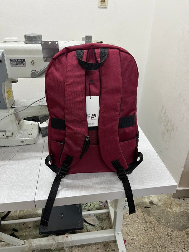 Bordo Fermuarlı Kadın Sırt Çantası Nike Jordan - Görsel 4